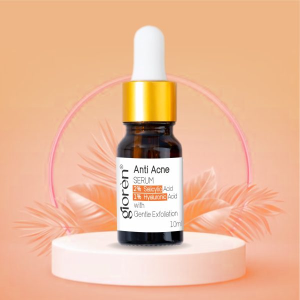 Anti-Acne Serum - 2% Salicylic Acid + 1% Hyaluronic Acid (10ml) - Image 2